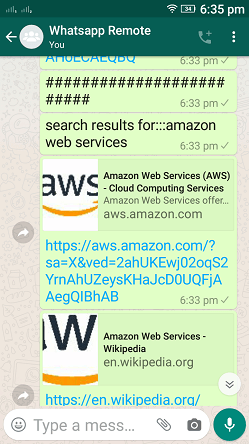 Google command, whatsapp cloud remote